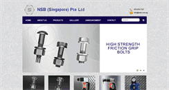 Desktop Screenshot of nsb.com.sg