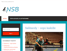 Tablet Screenshot of nsb.fi