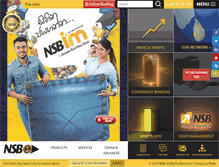 Tablet Screenshot of nsb.lk
